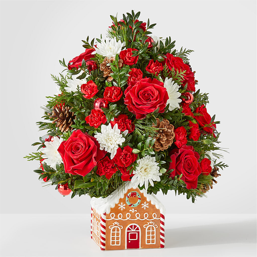 Spiced Gingerbread Tree – Cornerstone Florals, Katy TX