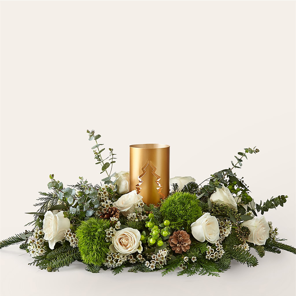 Chestnuts Roasting Centerpiece – Cornerstone Florals, Katy TX