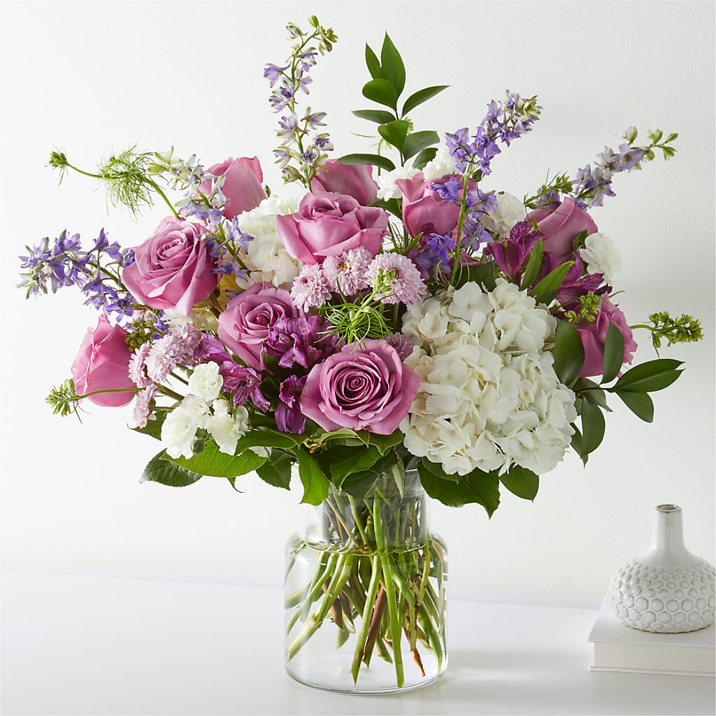 Violet Caress Bouquet – Cornerstone Florals, Katy TX