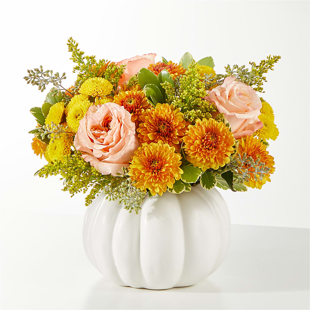 Peachy Pumpkin – Cornerstone Florals, Katy TX