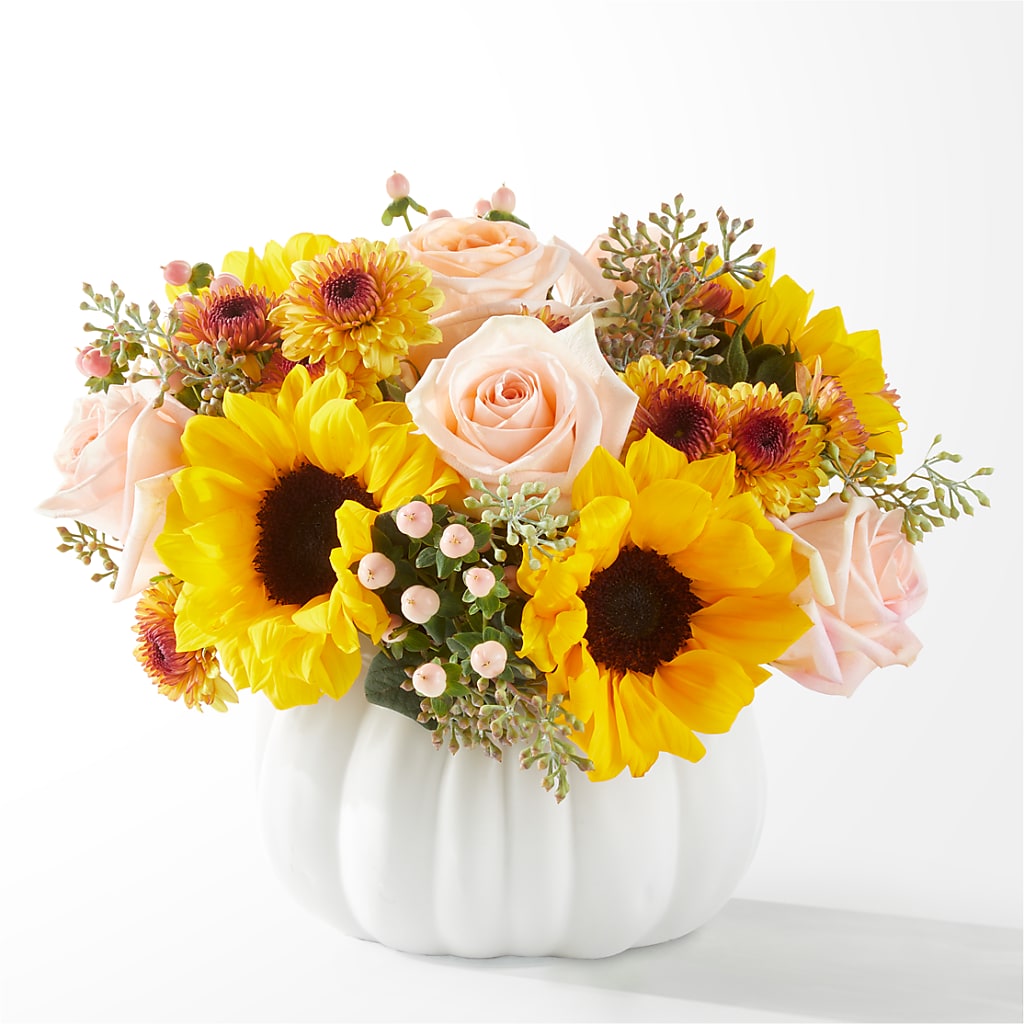 Pumpkin to Talk About Bouquet – Cornerstone Florals, Katy TX