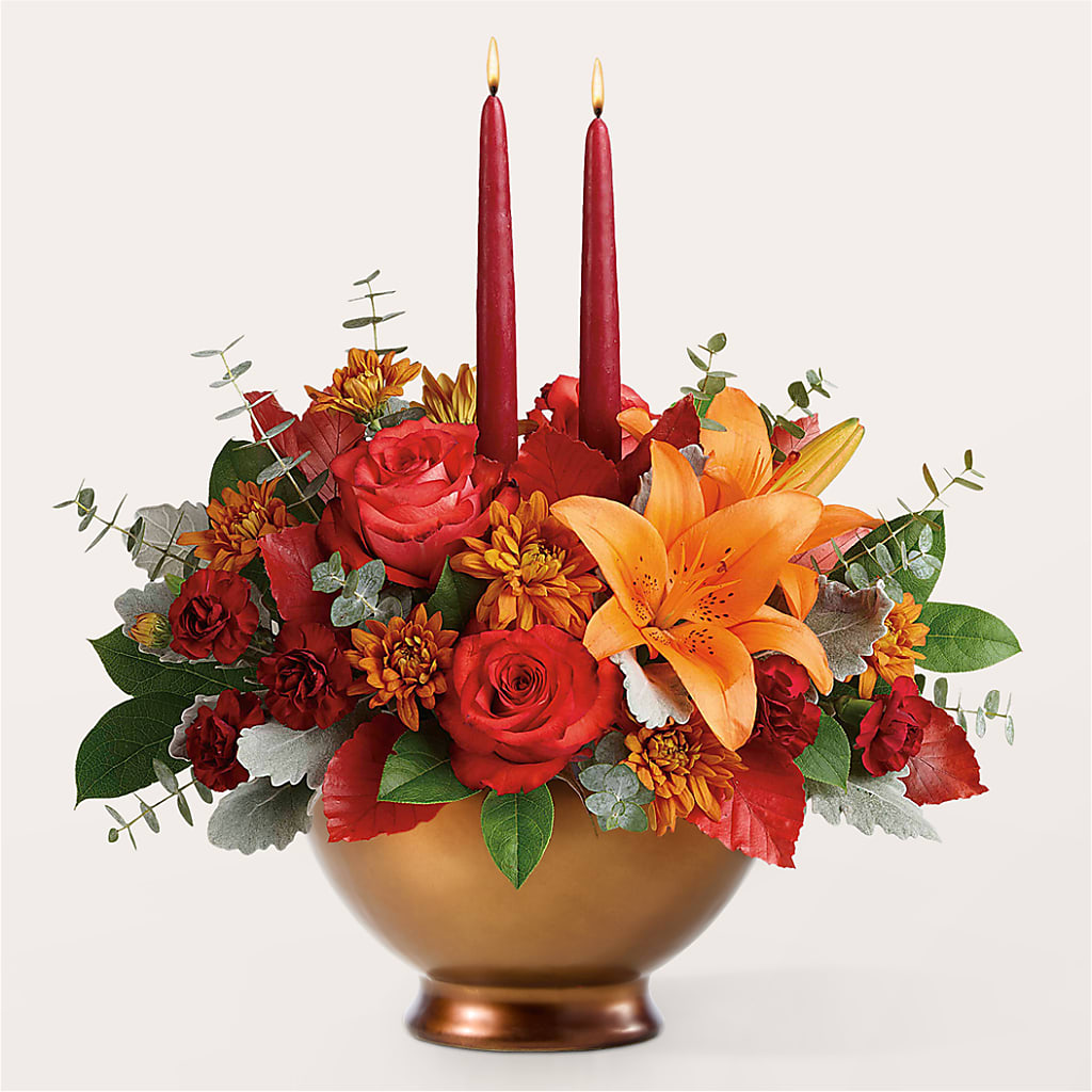 Fruits of Fall Centerpiece – Cornerstone Florals, Katy TX