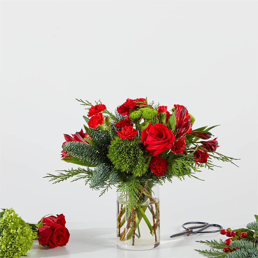 Merry Moment Bouquet – A Florist Original – Cornerstone Florals, Katy TX