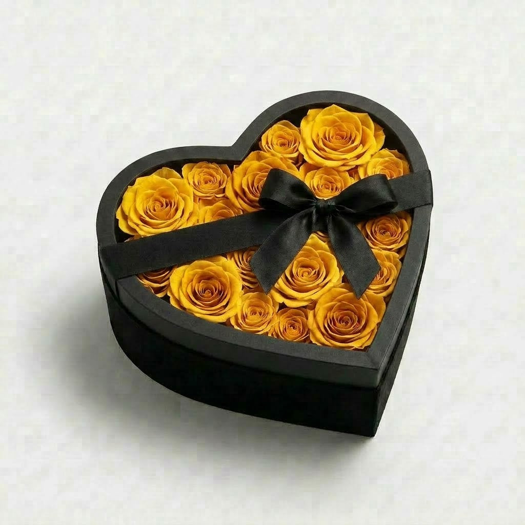 Heart Shaped Preserved Rose Box – Cornerstone Florals, Katy TX