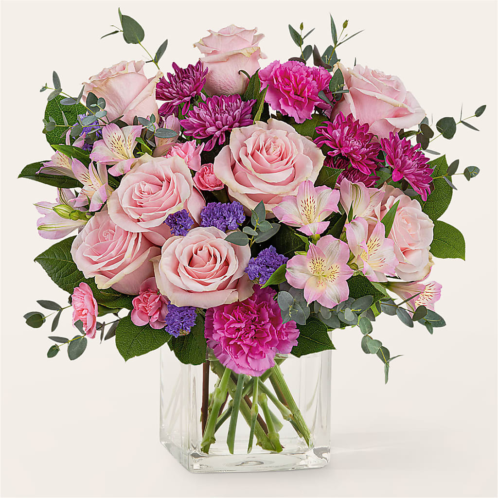 Rosy Radiance Bouquet – Cornerstone Florals, Katy TX