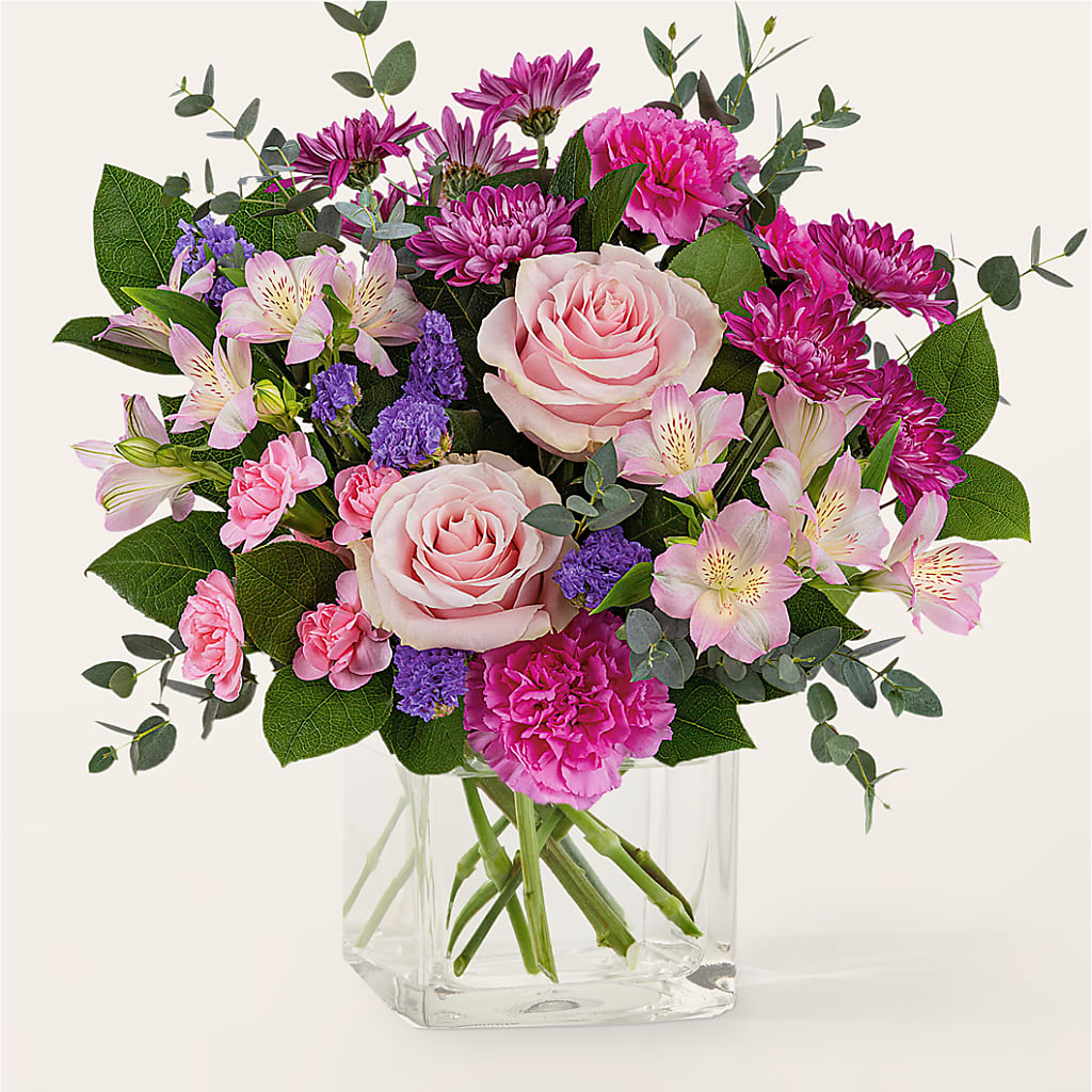 Rosy Radiance Bouquet – Cornerstone Florals, Katy TX
