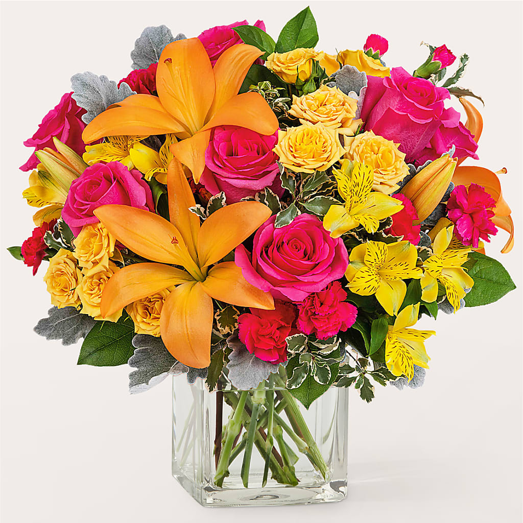 To the Tropics Bouquet – Cornerstone Florals, Katy TX