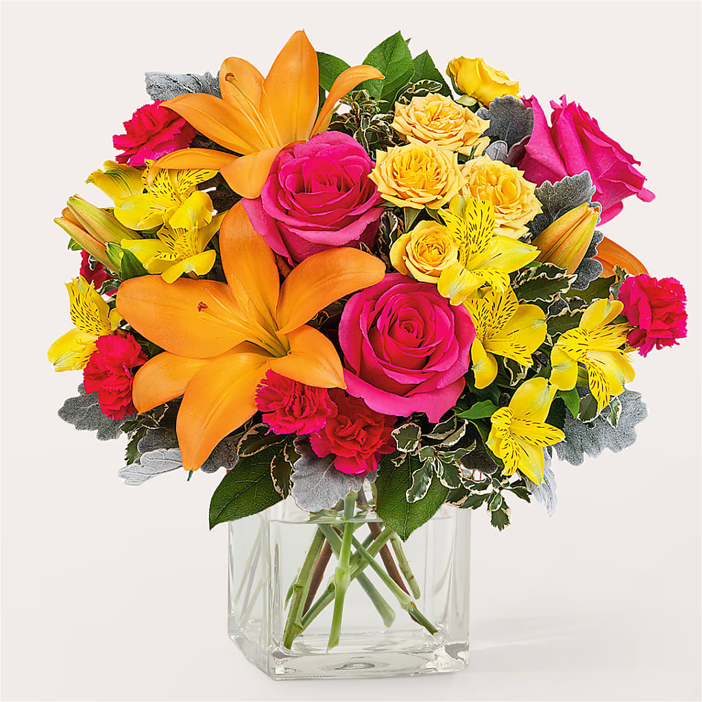To the Tropics Bouquet – Cornerstone Florals, Katy TX