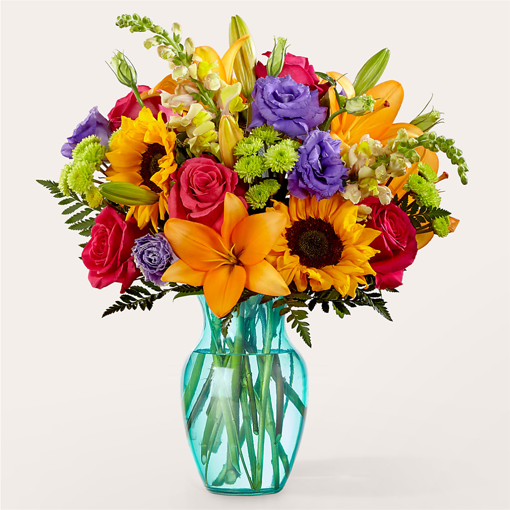 Double Rainbow Bouquet – Cornerstone Florals, Katy TX