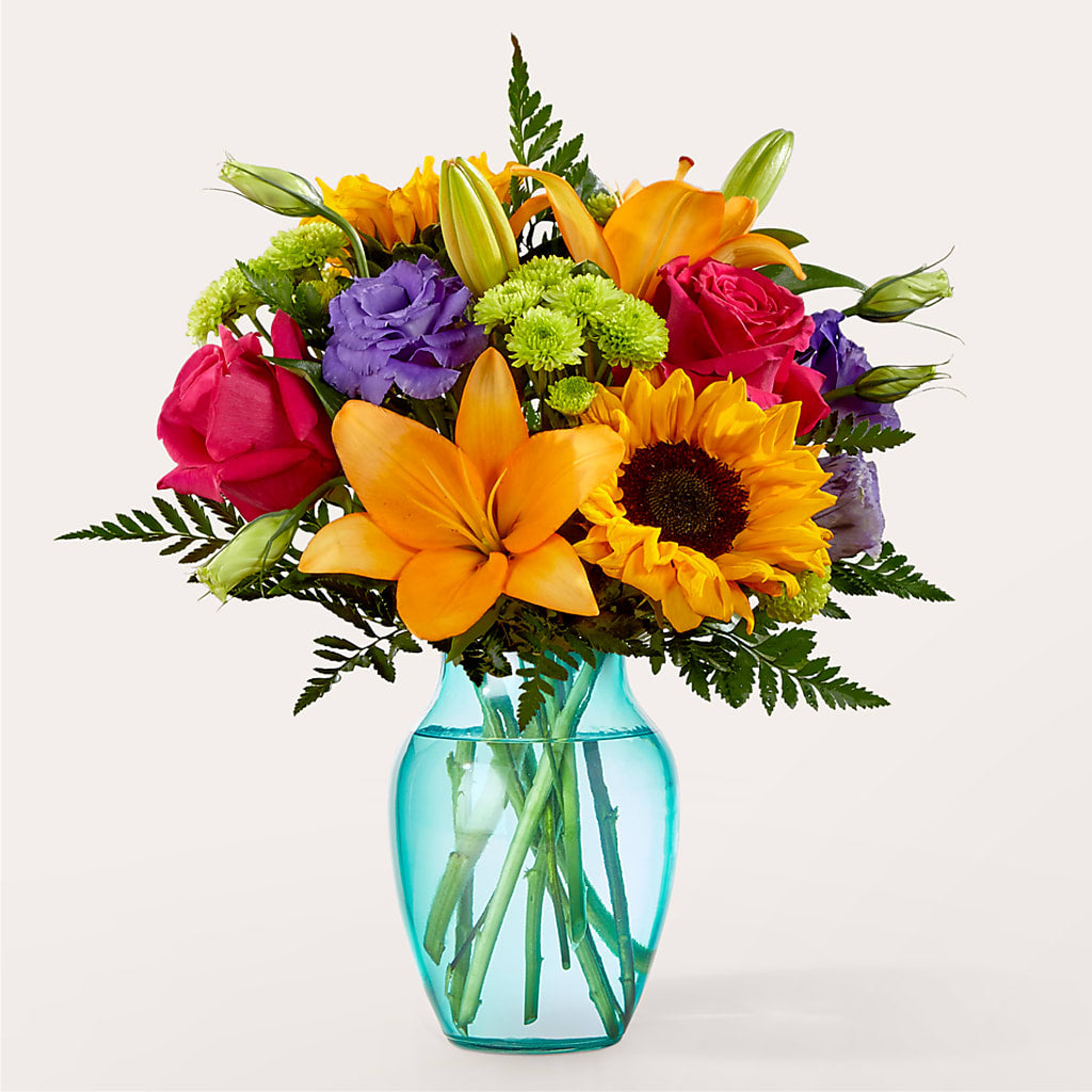 Double Rainbow Bouquet – Cornerstone Florals, Katy TX
