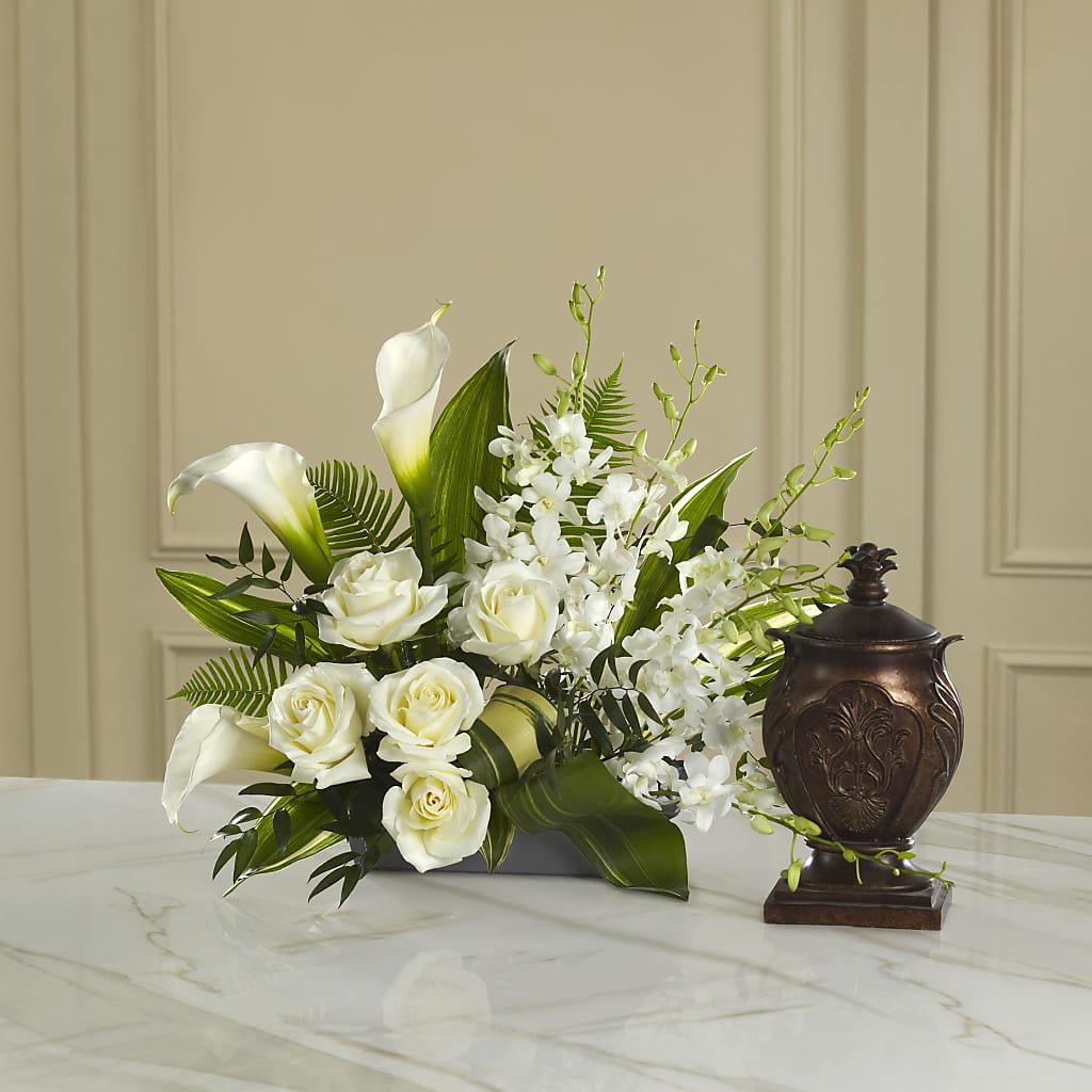 At Peace Arrangement – Cornerstone Florals, Katy TX