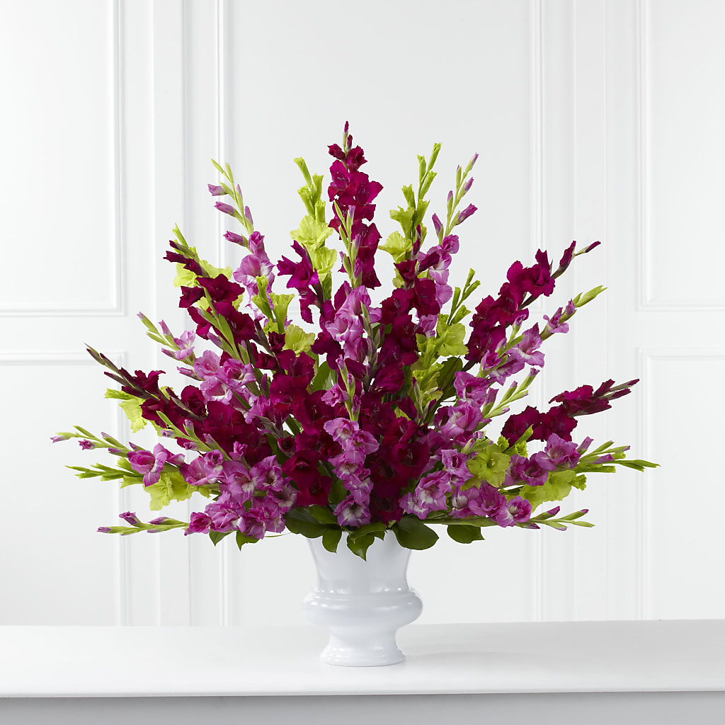 Solemn Offering Arrangement – Cornerstone Florals, Katy TX