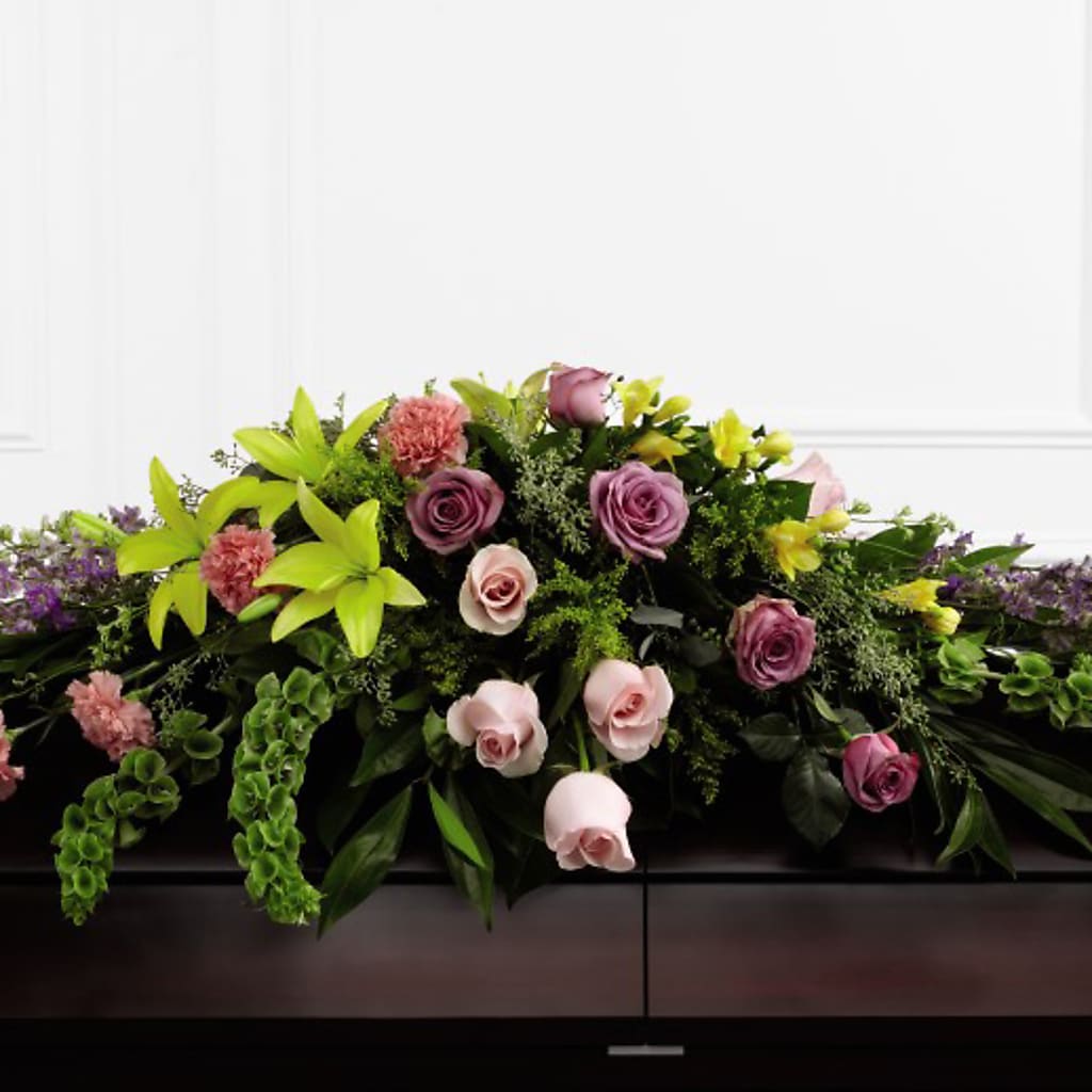 Forever Beloved Casket Spray – Cornerstone Florals, Katy TX