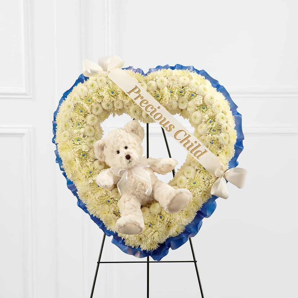 Precious Child Standing Heart – Cornerstone Florals, Katy TX