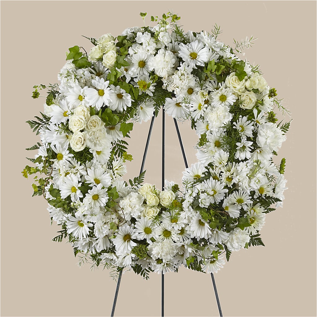 Faithful Wishes Wreath – Cornerstone Florals, Katy TX