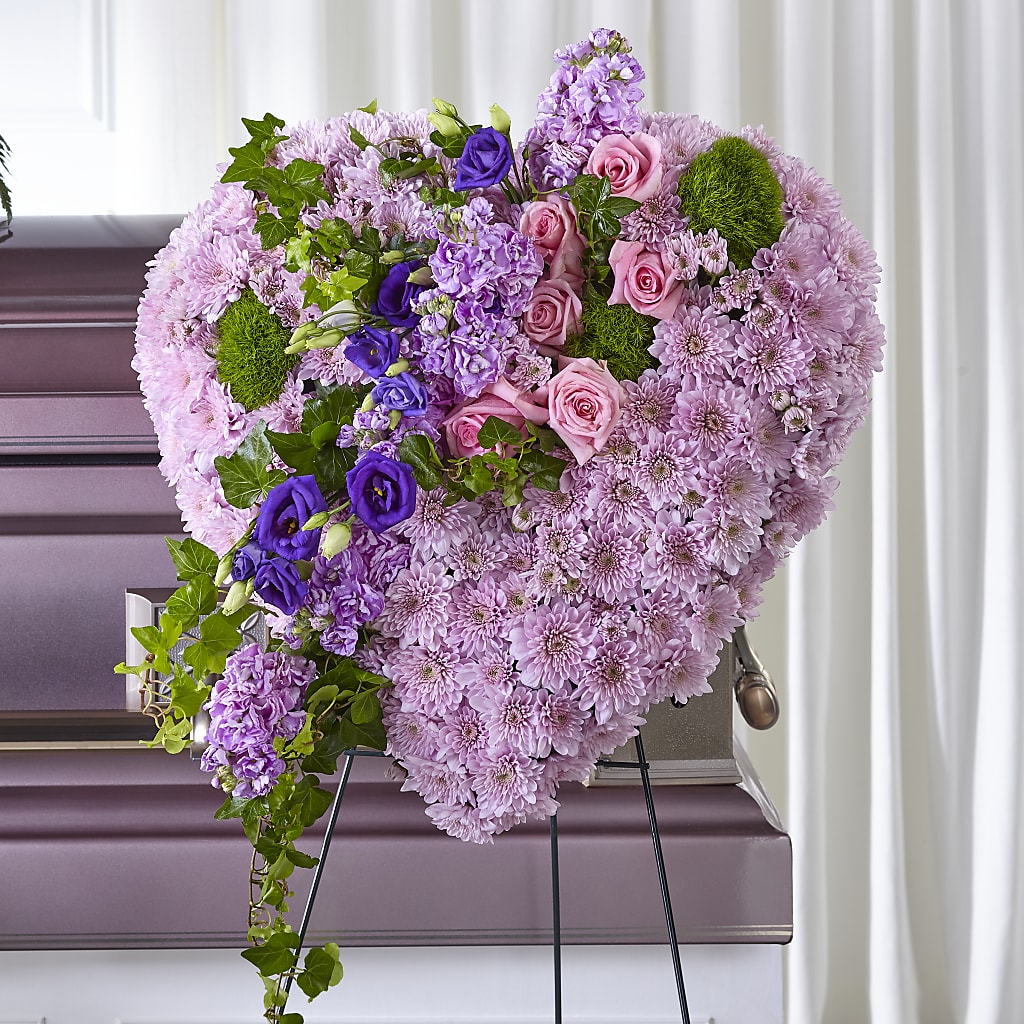 Treasured Love Standing Heart – Cornerstone Florals, Katy TX