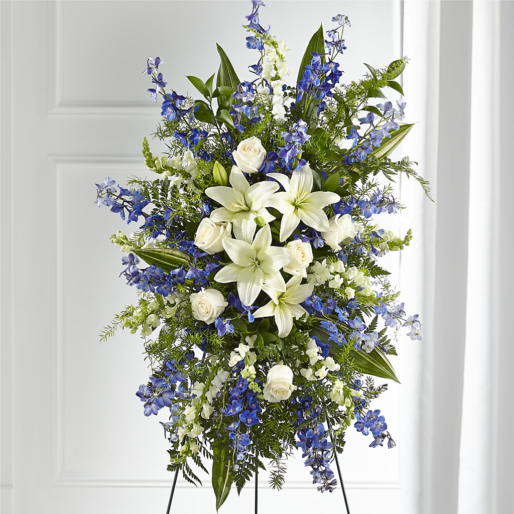 Faithful Friend Standing Spray – Cornerstone Florals, Katy TX