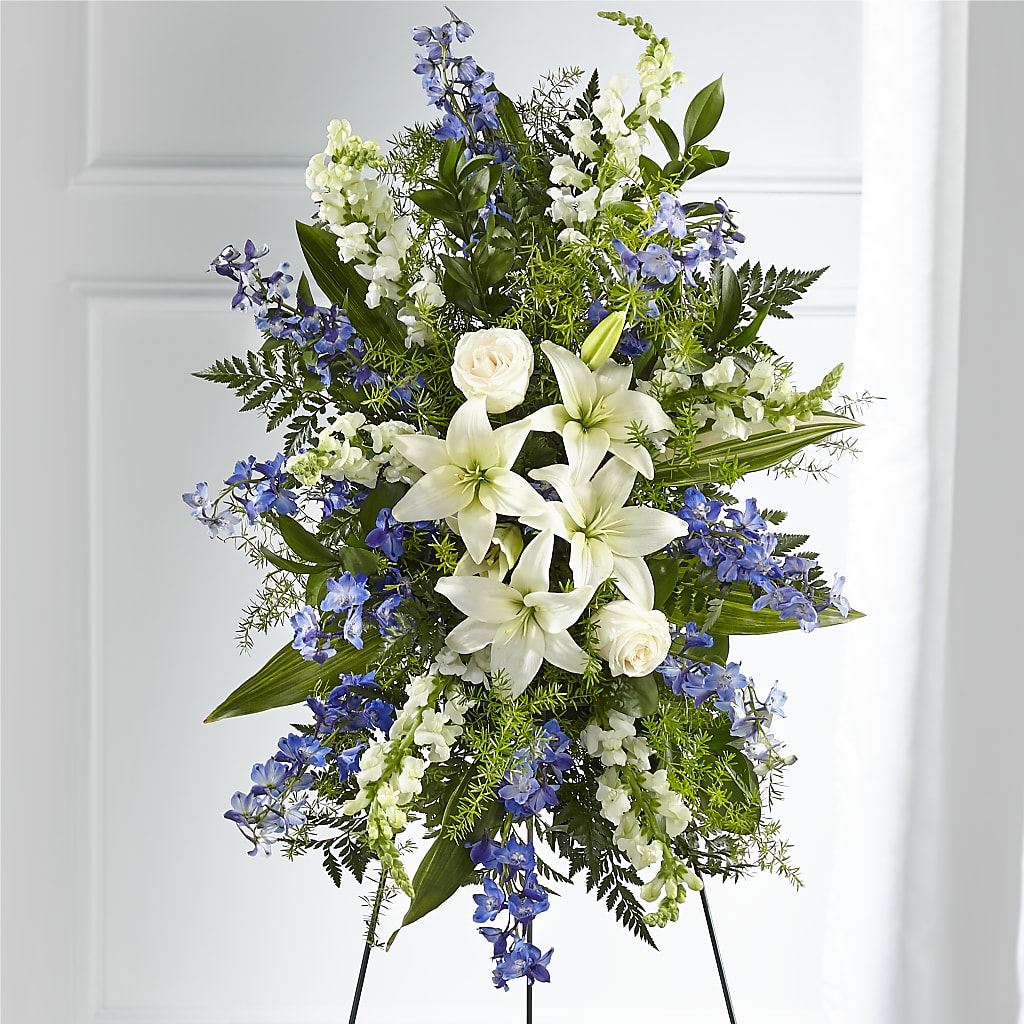 Faithful Friend Standing Spray – Cornerstone Florals, Katy TX