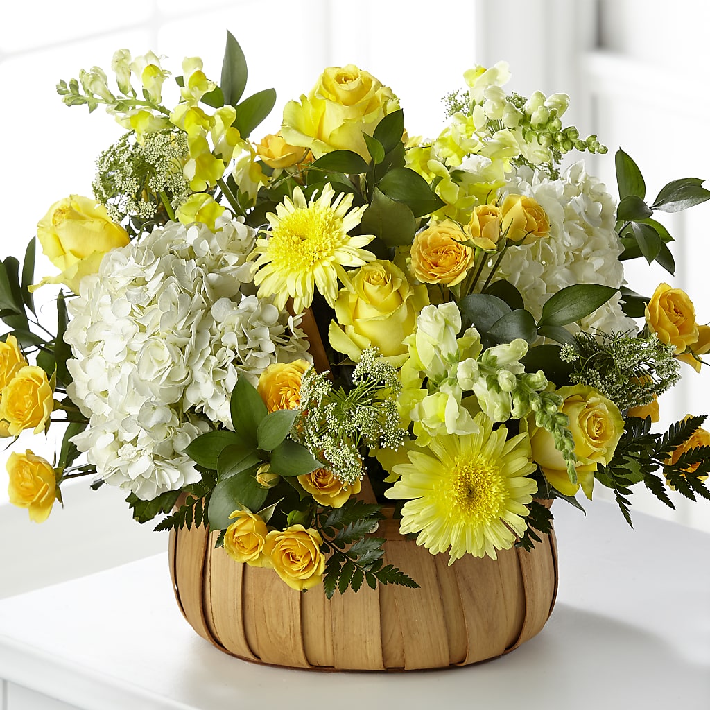 Rustic Remembrance Basket – Cornerstone Florals, Katy TX