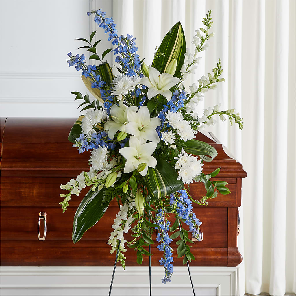 Eternal Impressions Standing Spray – Cornerstone Florals, Katy TX