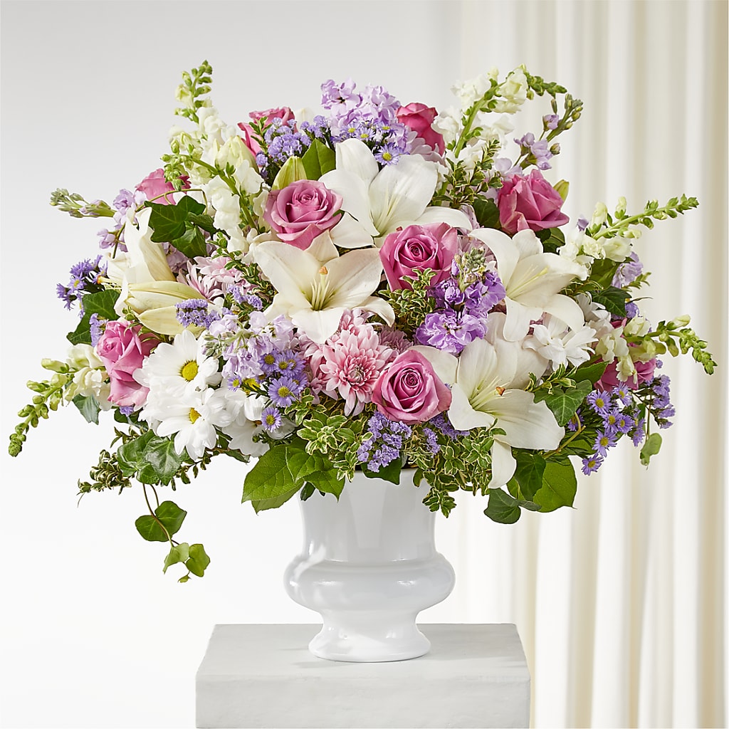 Remarkable Life Urn Arrangement – Cornerstone Florals, Katy TX