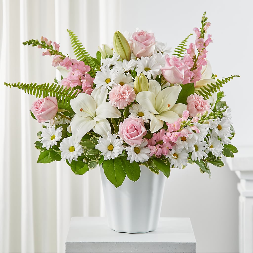 Soft Touch Tabletop Basket – Cornerstone Florals, Katy TX