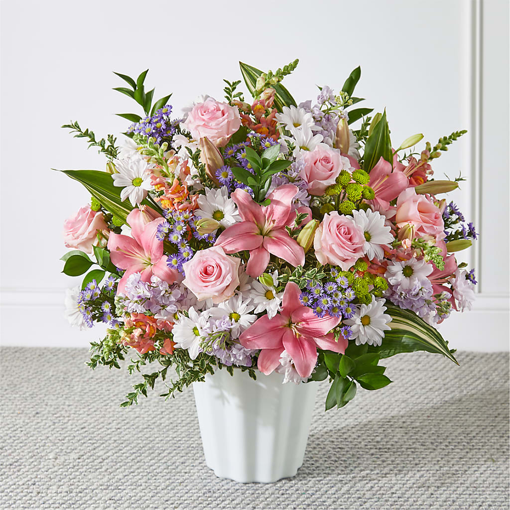 Abundant Compassion Floor Basket – Cornerstone Florals, Katy TX