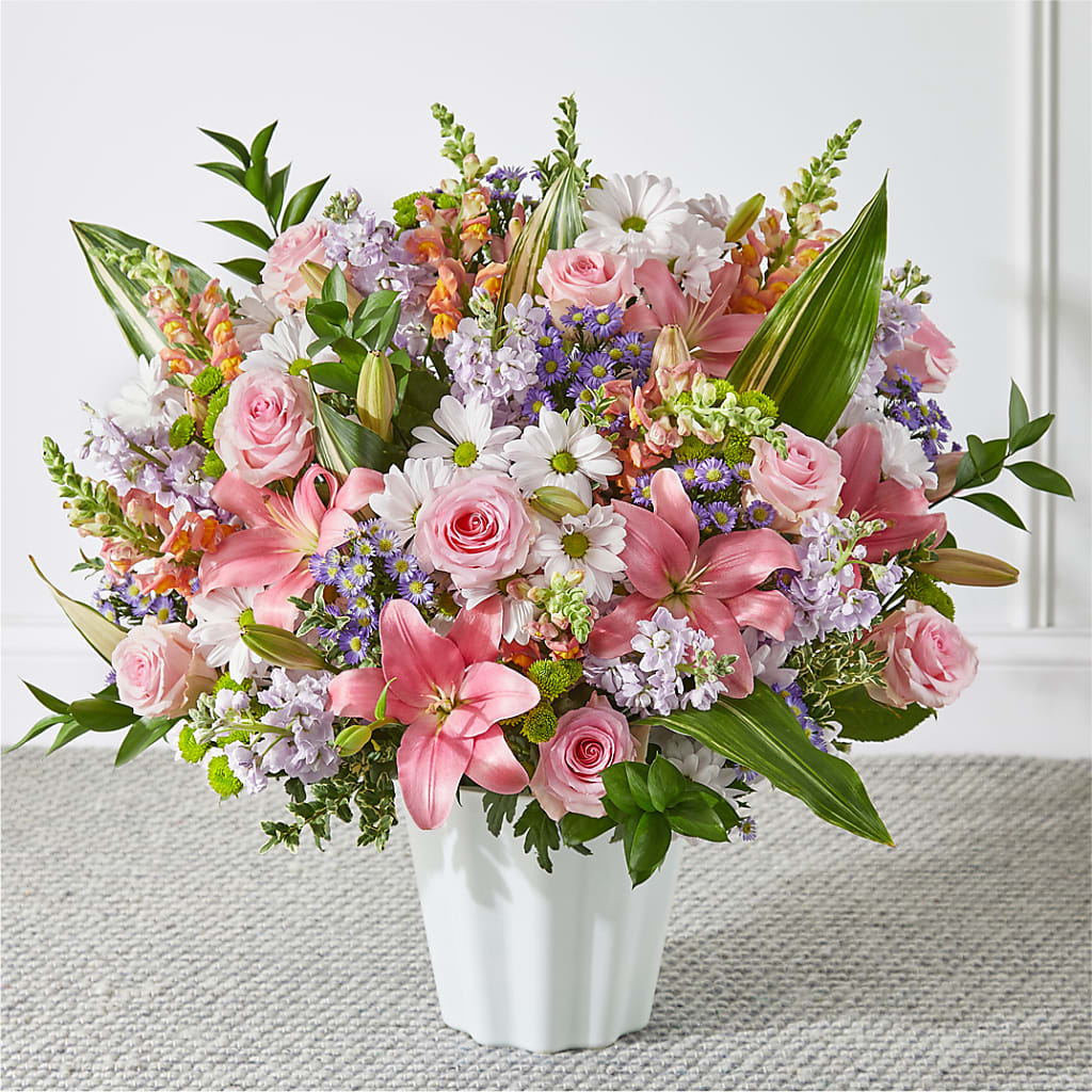 Abundant Compassion Floor Basket – Cornerstone Florals, Katy TX