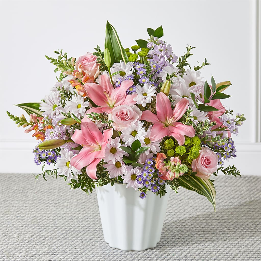 Abundant Compassion Floor Basket – Cornerstone Florals, Katy TX