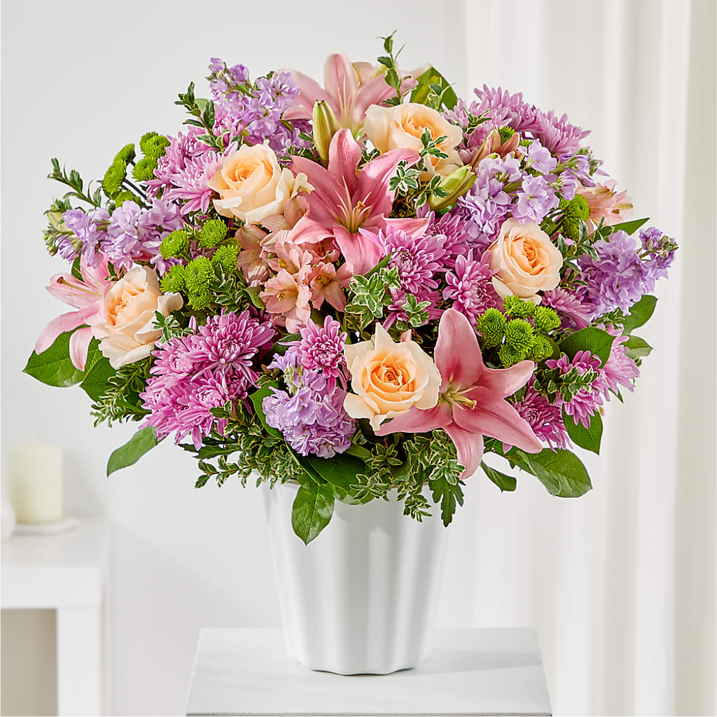 Supportive Embrace Tabletop Basket – Cornerstone Florals, Katy TX