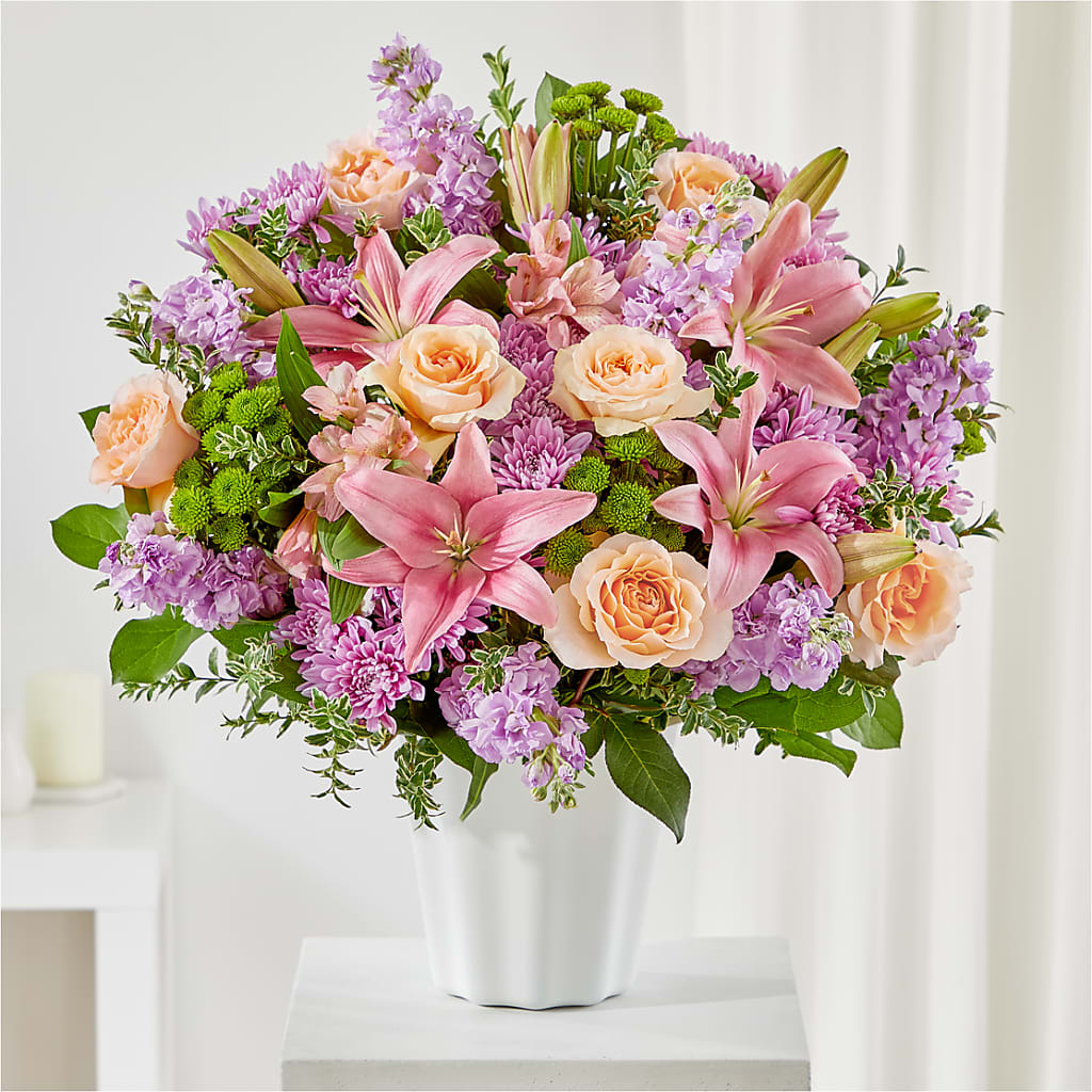 Supportive Embrace Tabletop Basket – Cornerstone Florals, Katy TX