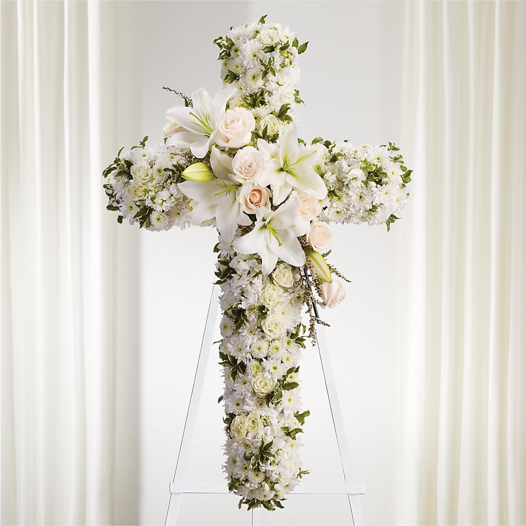 Spiritual Guidance Standing Spray – Cornerstone Florals, Katy TX