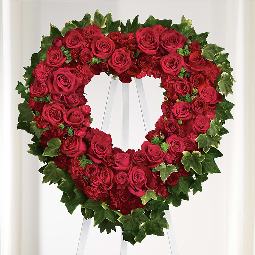 Wholehearted Standing Spray – Cornerstone Florals, Katy TX