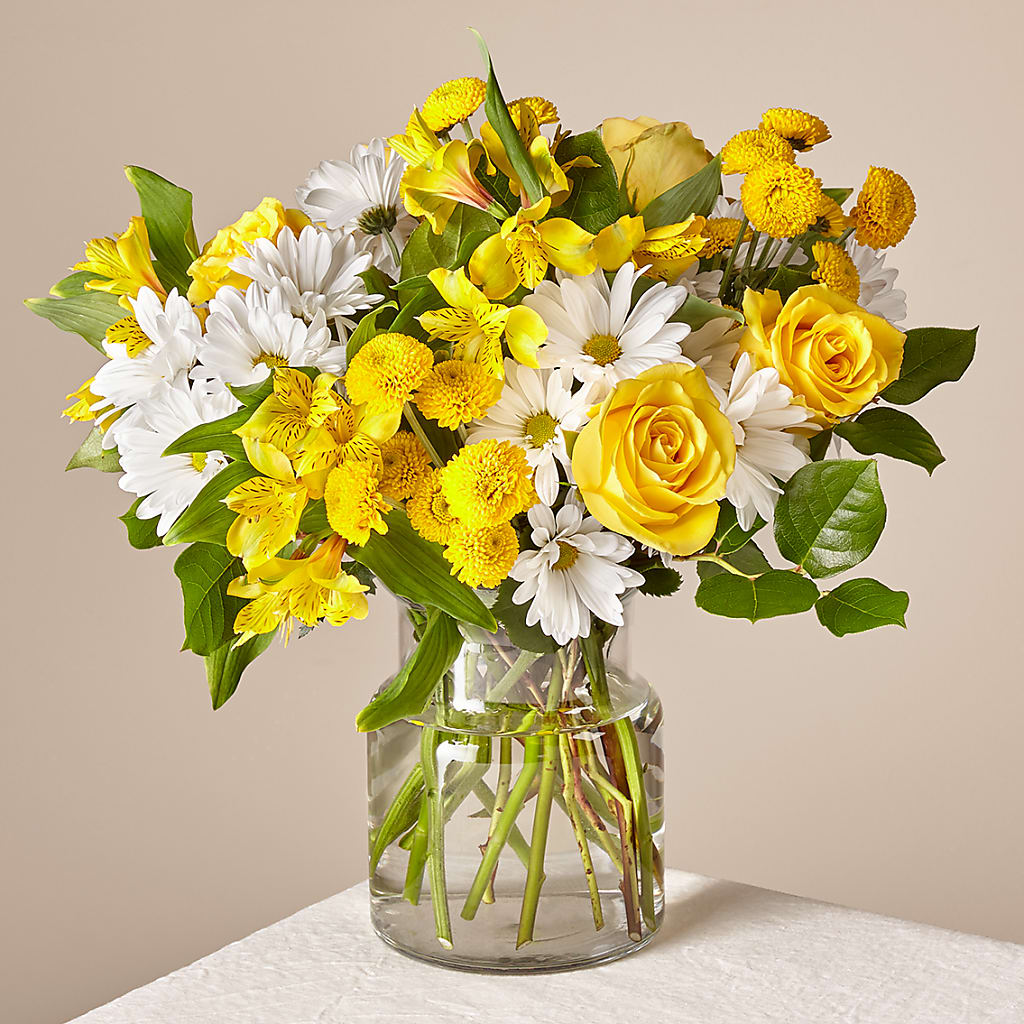 Sunny Sentiments Bouquet – Cornerstone Florals, Katy TX