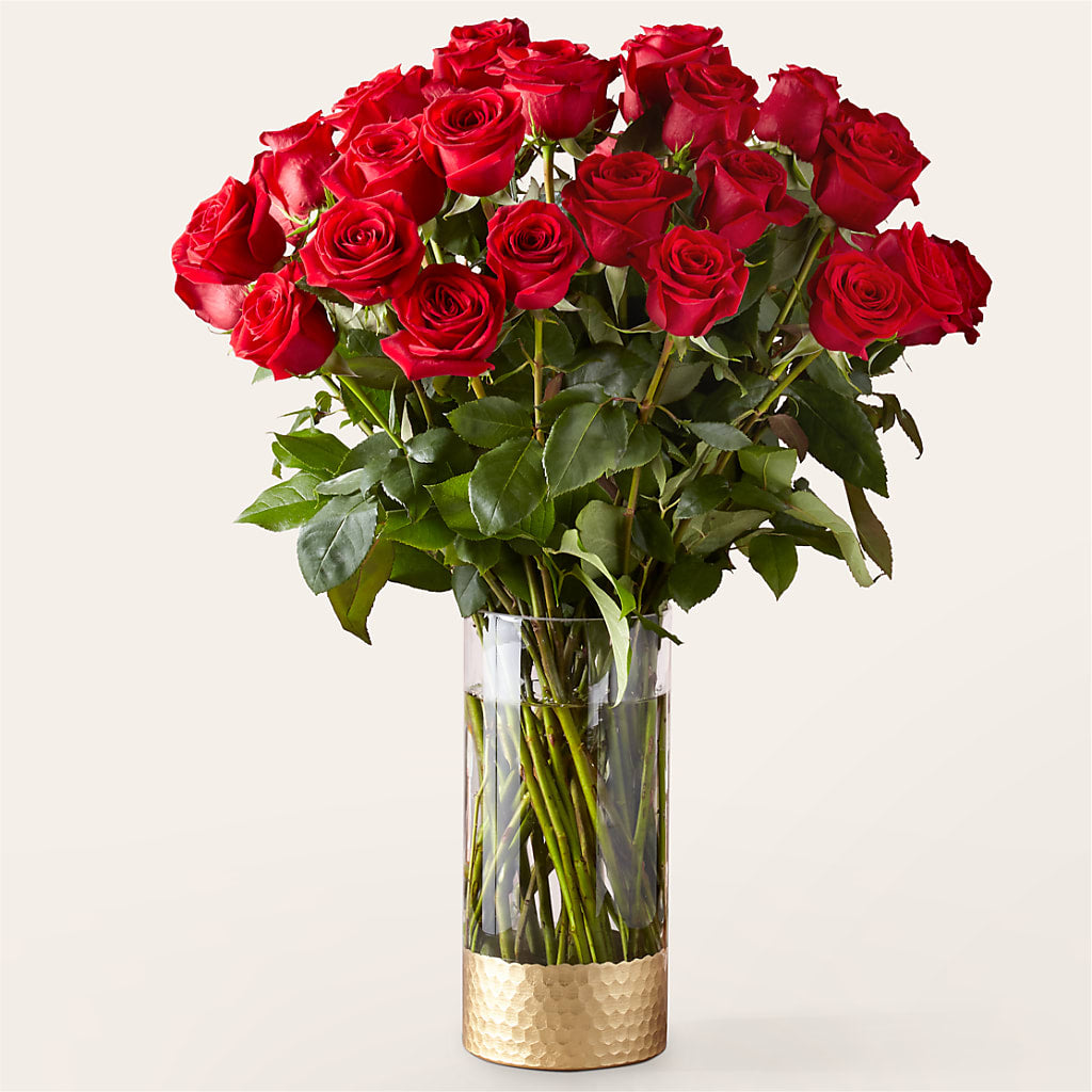 Classic Love Red Rose Bouquet – Cornerstone Florals, Katy TX
