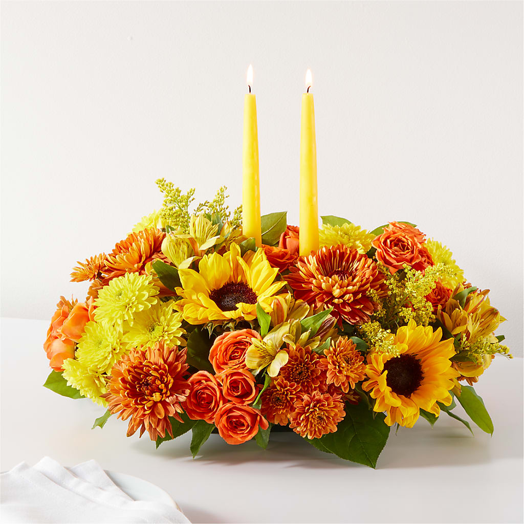 Autumn Harmony Centerpiece – Cornerstone Florals, Katy TX