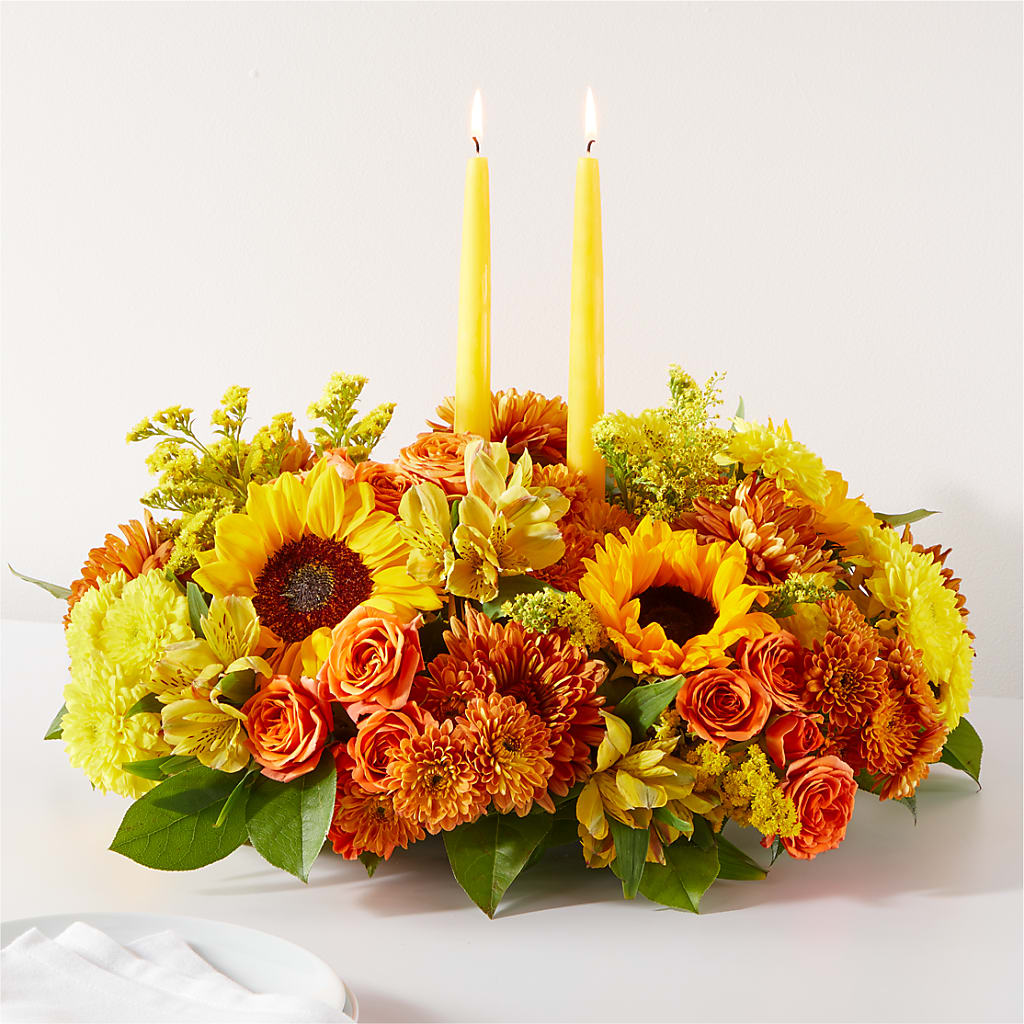 Autumn Harmony Centerpiece – Cornerstone Florals, Katy TX