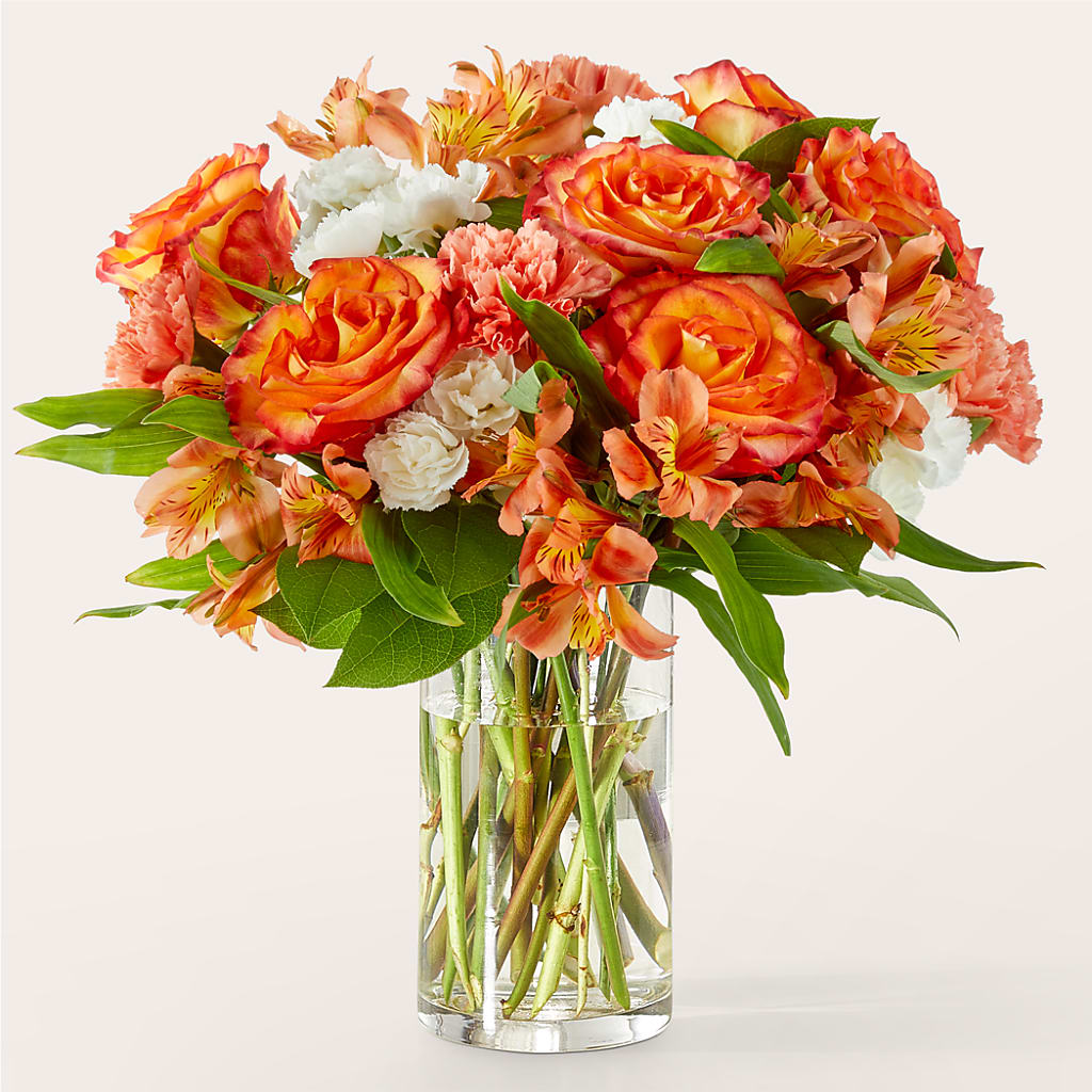 Apricot Glow Bouquet – Cornerstone Florals, Katy TX