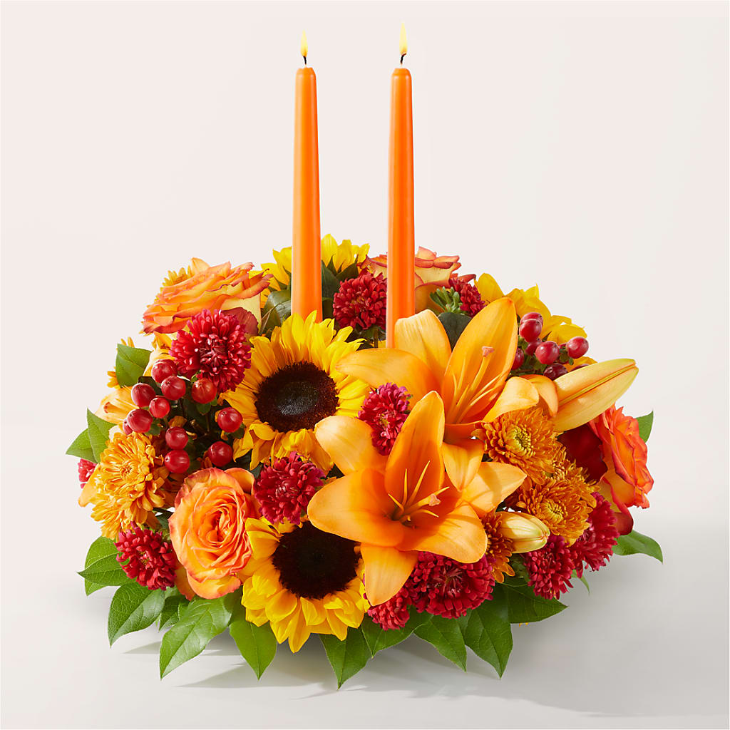 Grateful Centerpiece – Cornerstone Florals, Katy TX