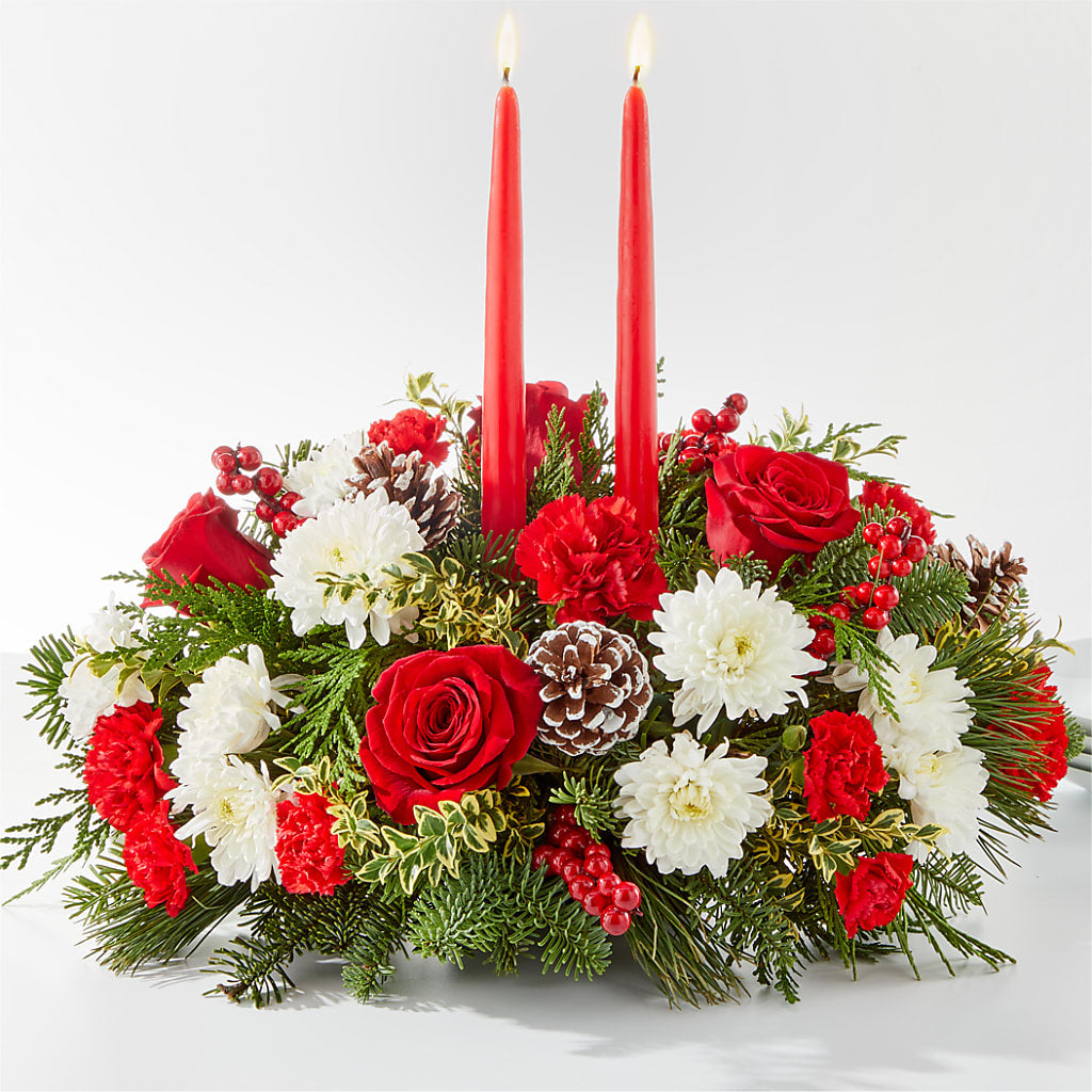 Holiday Soiree Centerpiece – Cornerstone Florals, Katy TX