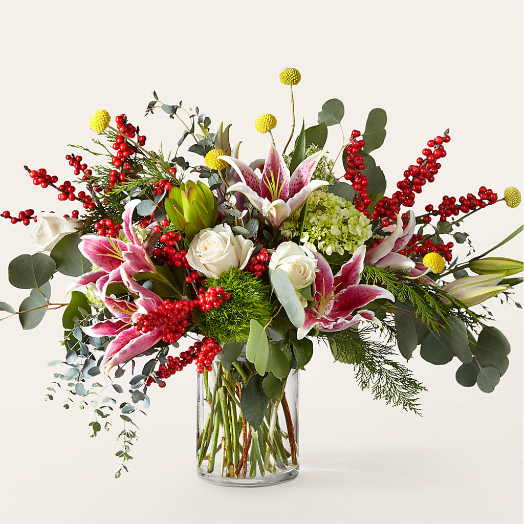 Berry & Bright Bouquet – Cornerstone Florals, Katy TX