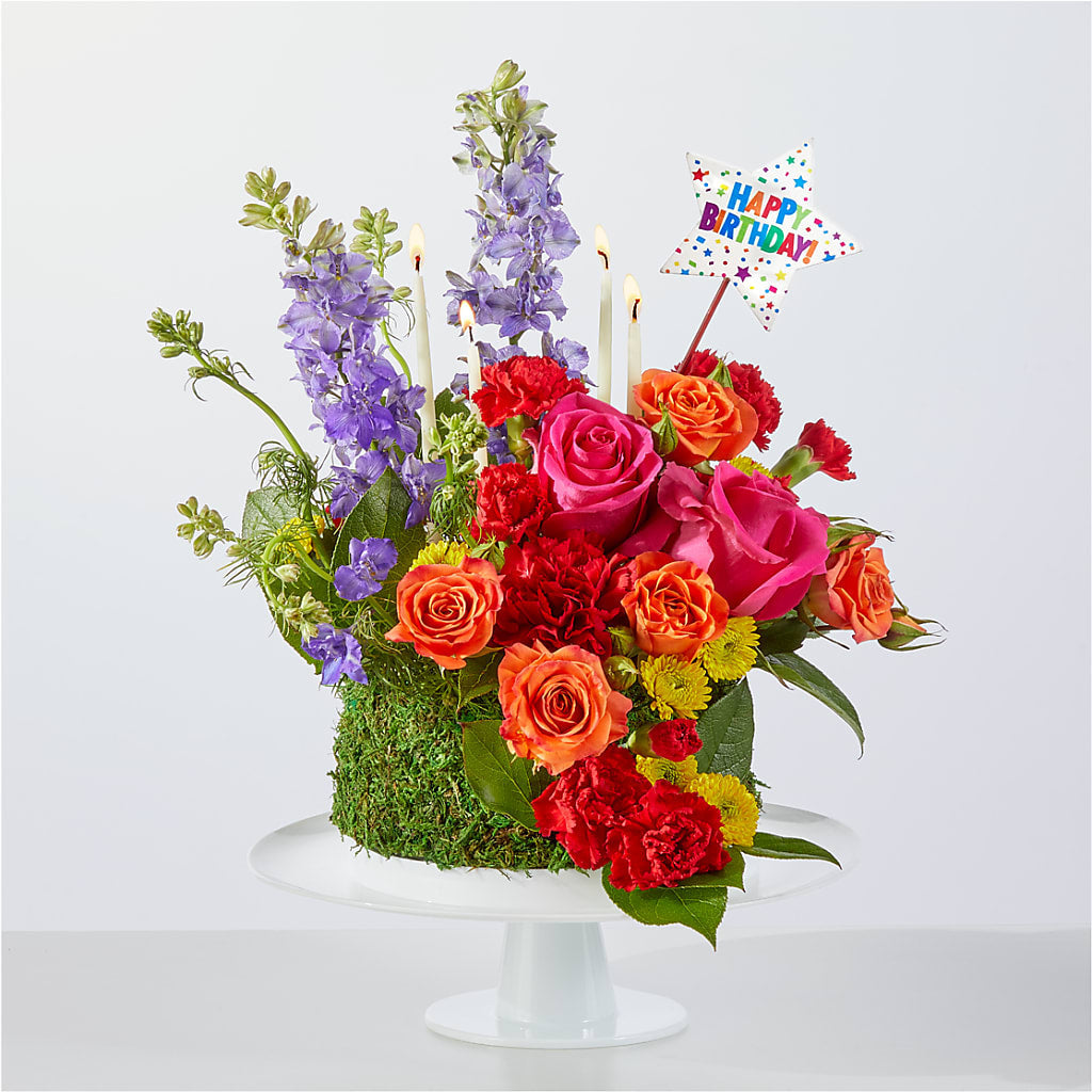Best Year Yet Floral Cake – Cornerstone Florals, Katy TX