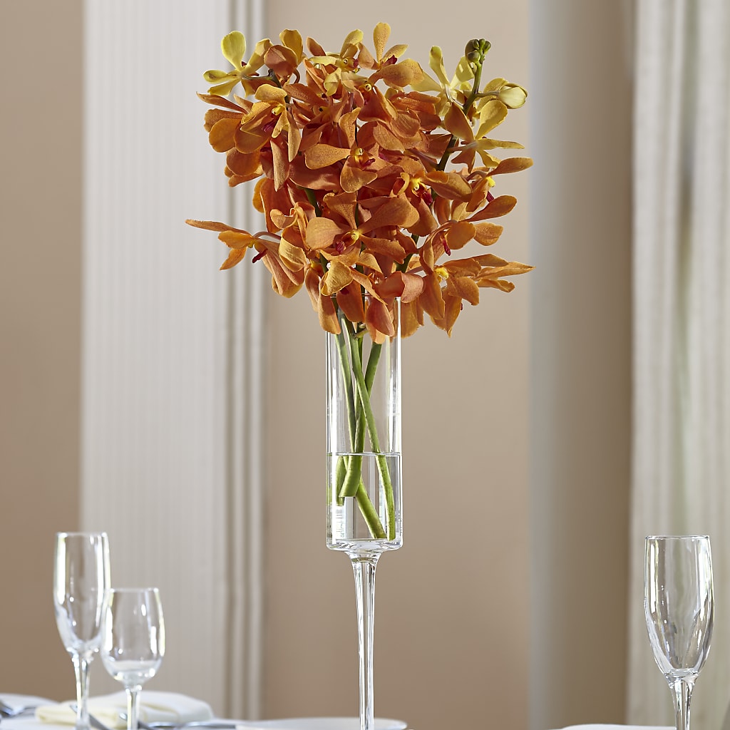 Orange Mokara Bouquet – Cornerstone Florals, Katy TX