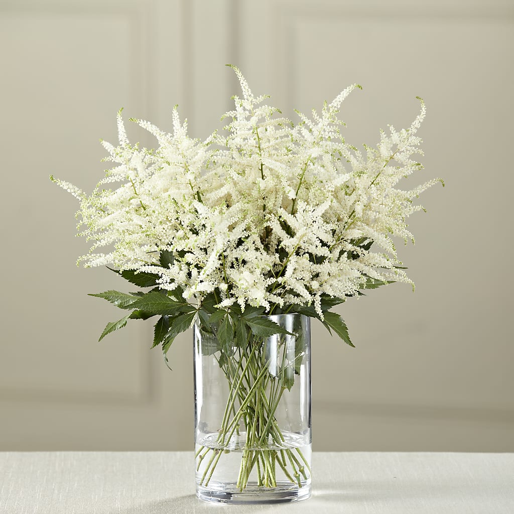 White Astilbe Bouquet – Cornerstone Florals, Katy TX