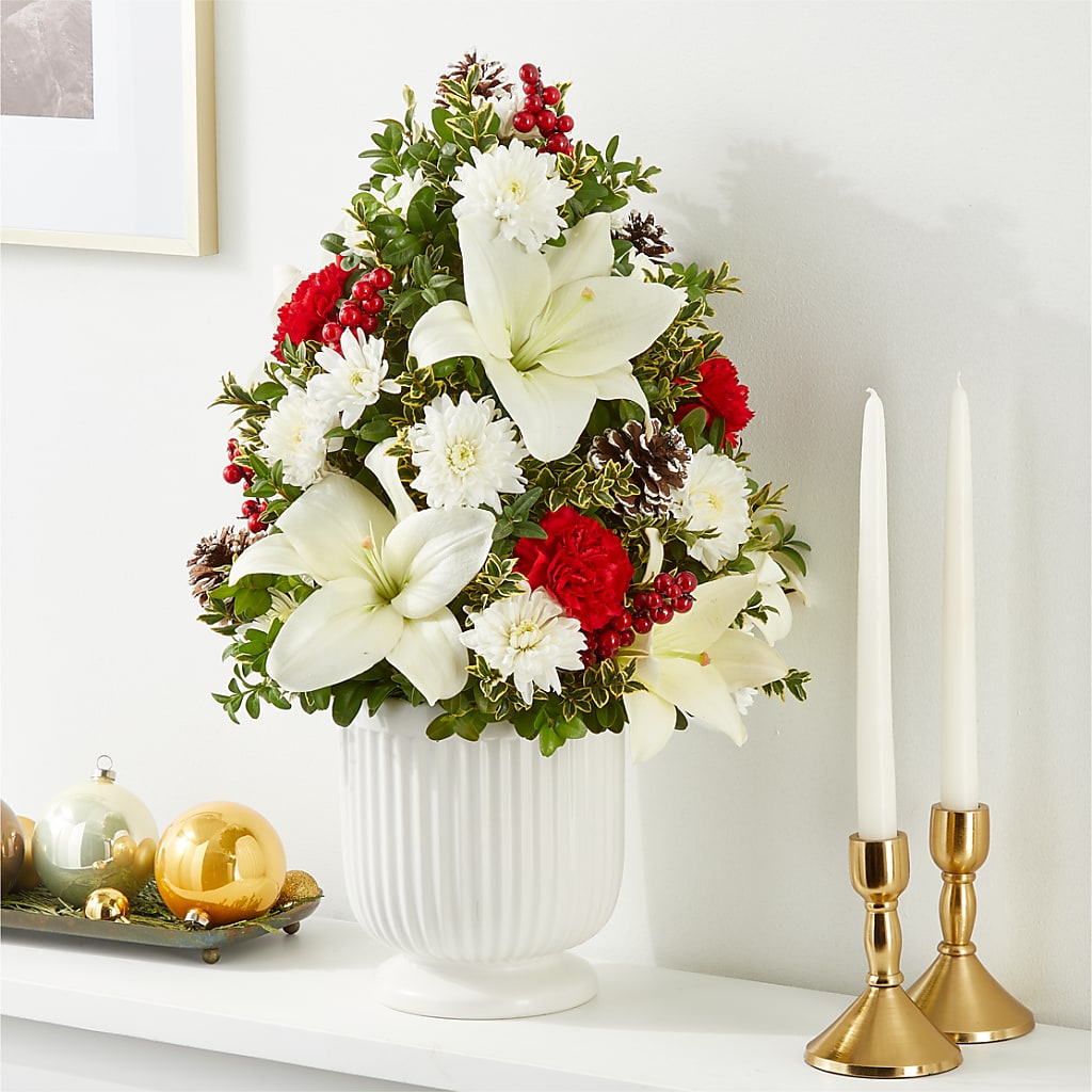 Festive Moments Tree –  Cornerstone Florals, Katy TX