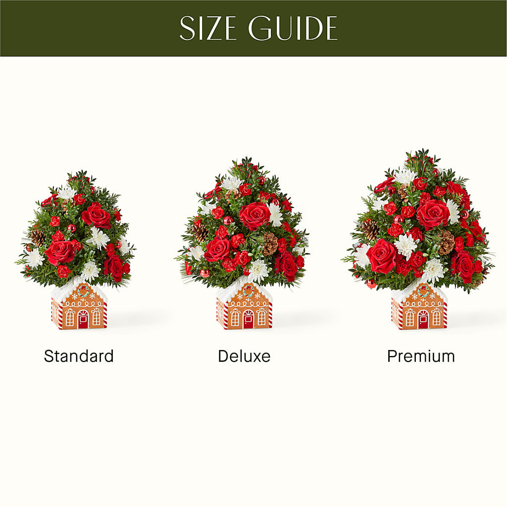 Spiced Gingerbread Tree –  Cornerstone Florals, Katy TX