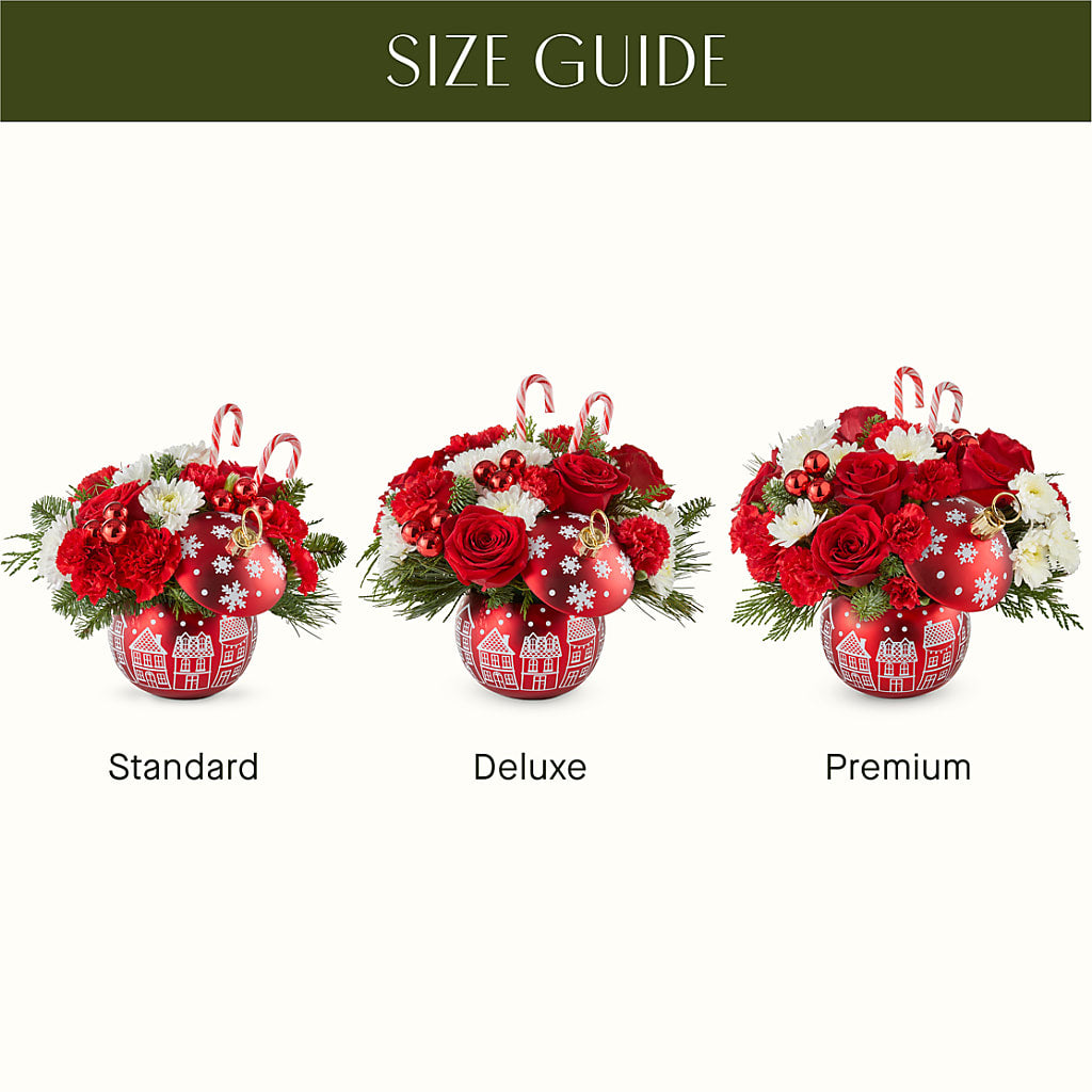 Cheer in the Air Ornament –  Cornerstone Florals, Katy TX