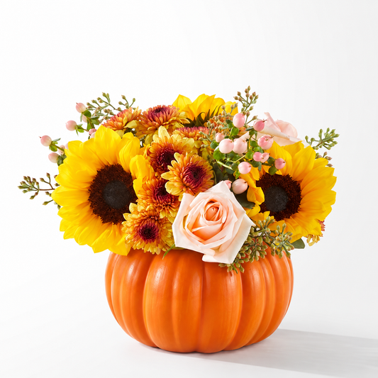 Fall Pumpkin Floral Arrangement Workshop –  Cornerstone Florals, Katy TX