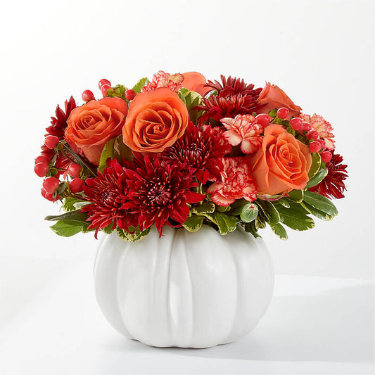Autumn Air Pumpkin Bouquet –  Cornerstone Florals, Katy TX