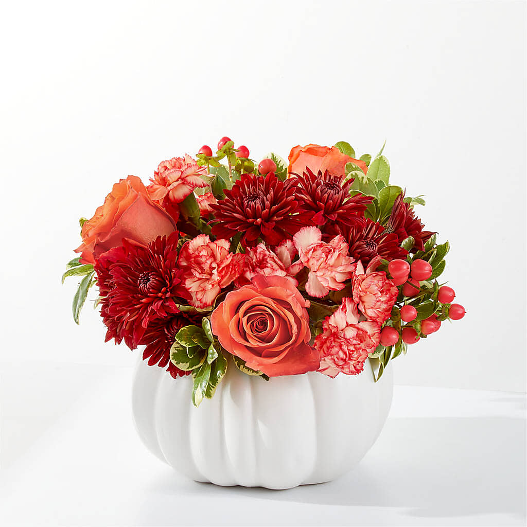 Autumn Air Pumpkin Bouquet –  Cornerstone Florals, Katy TX